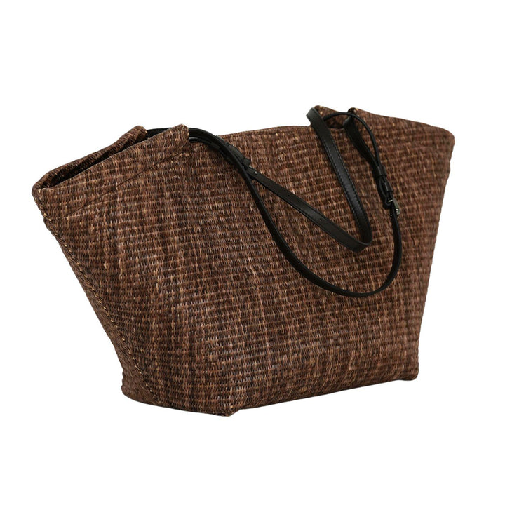 Large Raffia Panier Tote