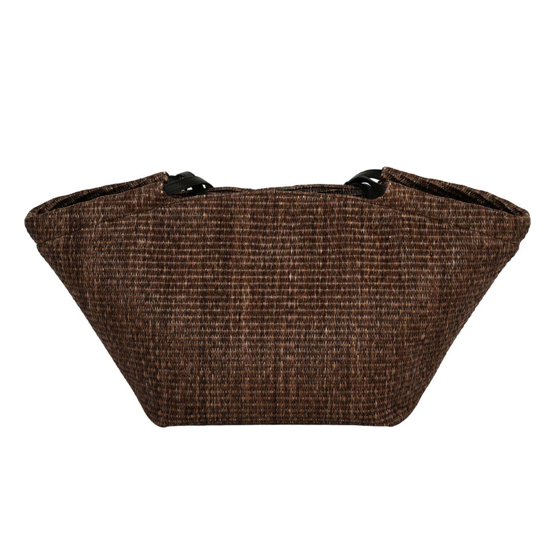 Large Raffia Panier Tote
