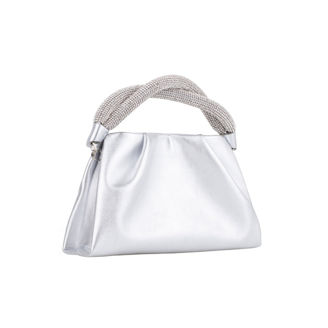 Berenice Jewel Handbag in Silver