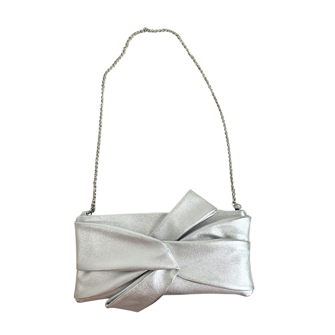 Rania Clutch in Silver
