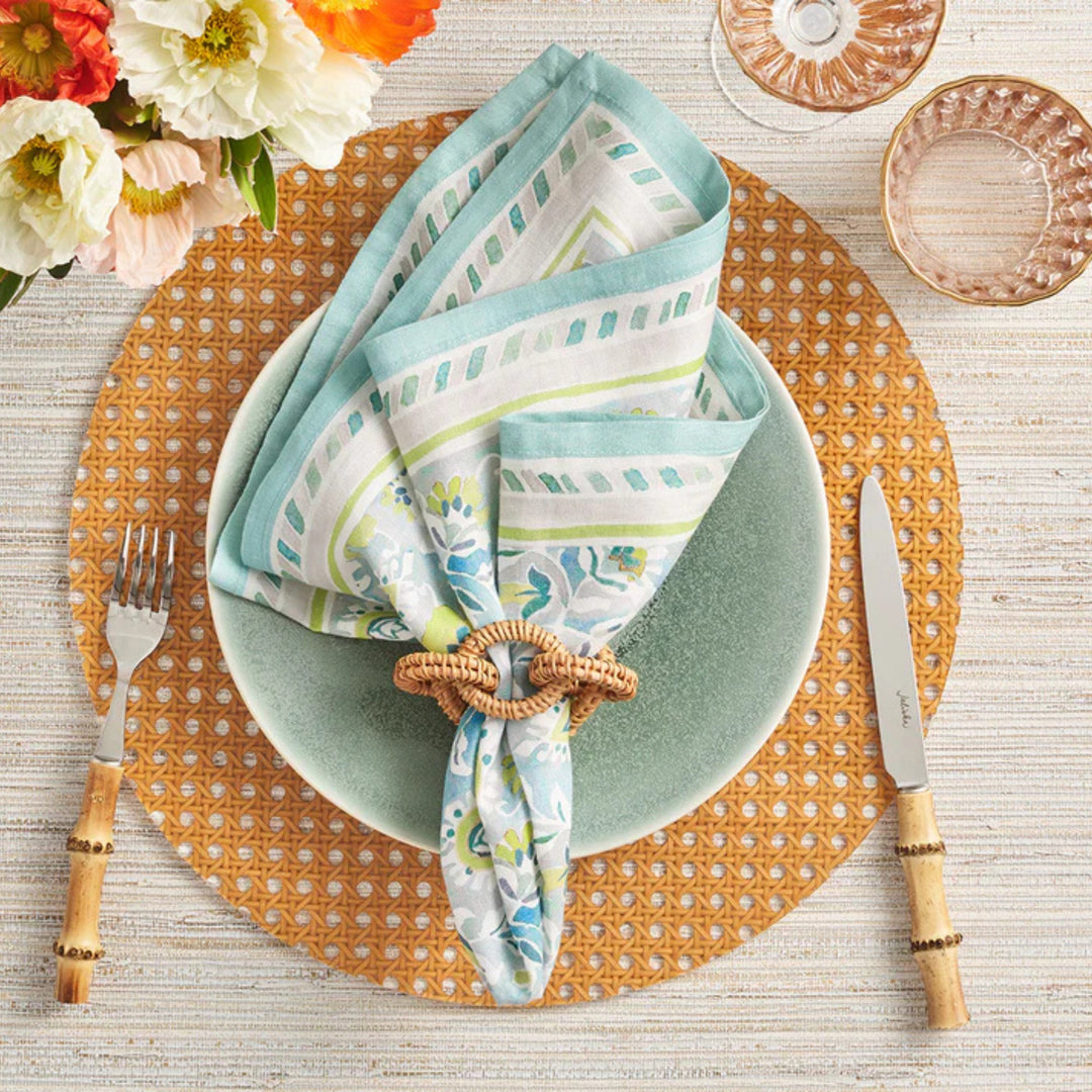 Rattan Link Napkin Ring - Natural