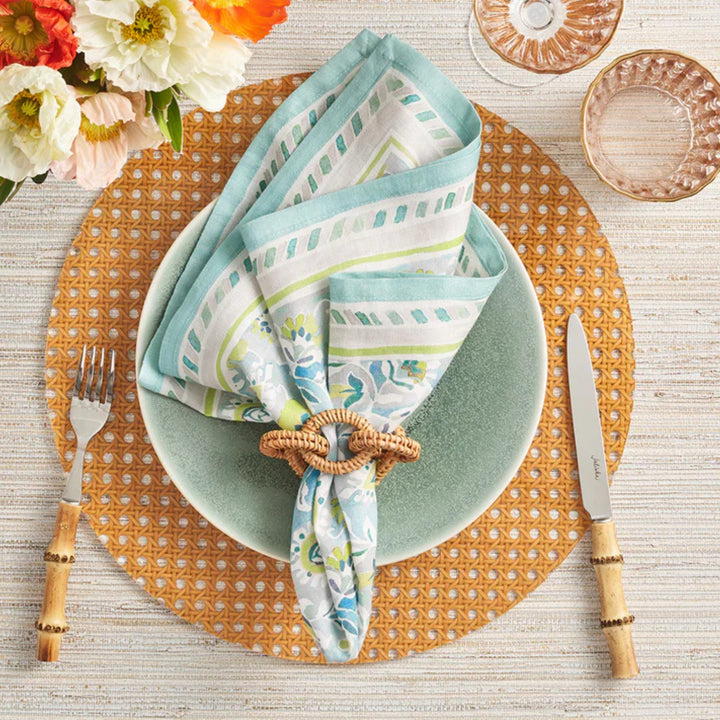 Rattan Link Napkin Ring - Natural