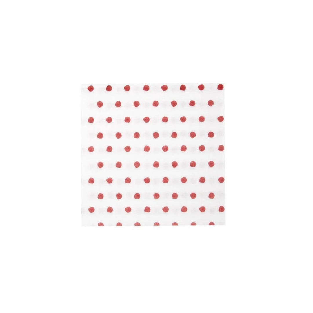 Red Dot Cocktail Napkins