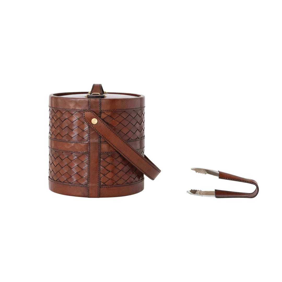 Removable Stainless Steel Ice Bucket with Tongs, Set of 2