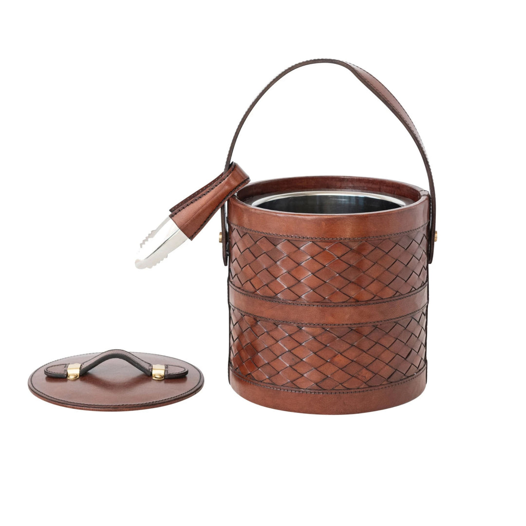 Removable Stainless Steel Ice Bucket with Tongs, Set of 2