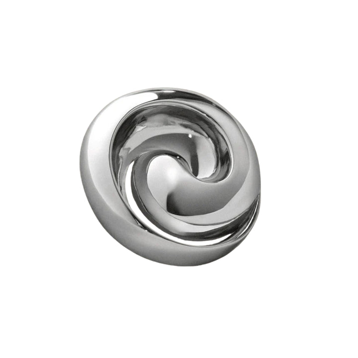 Renzo Brooch - High Polish Silver OC