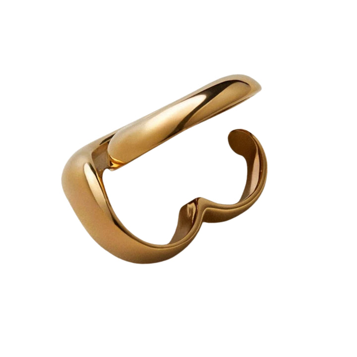 Renzo Double Ring - High Polish Gold OC