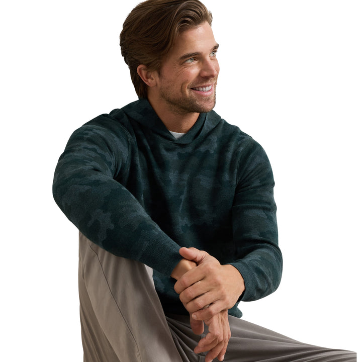 Reversible Camo Popover Hoodie in Pine Brooke