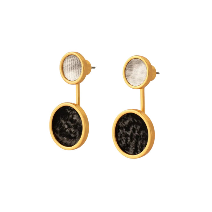 Riley Bezel Jacket Earring