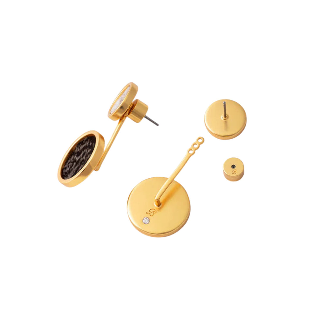 Riley Bezel Jacket Earring