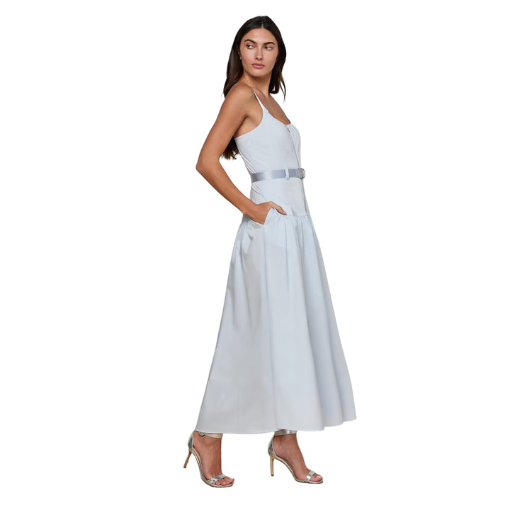 Rima Dress in Pale Mist Blue