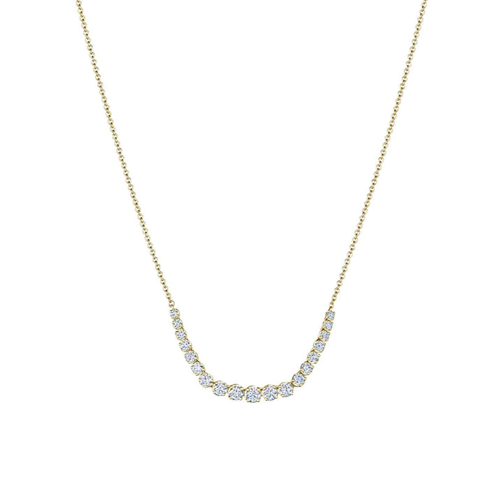18K Gold Riviera Diamond Necklace