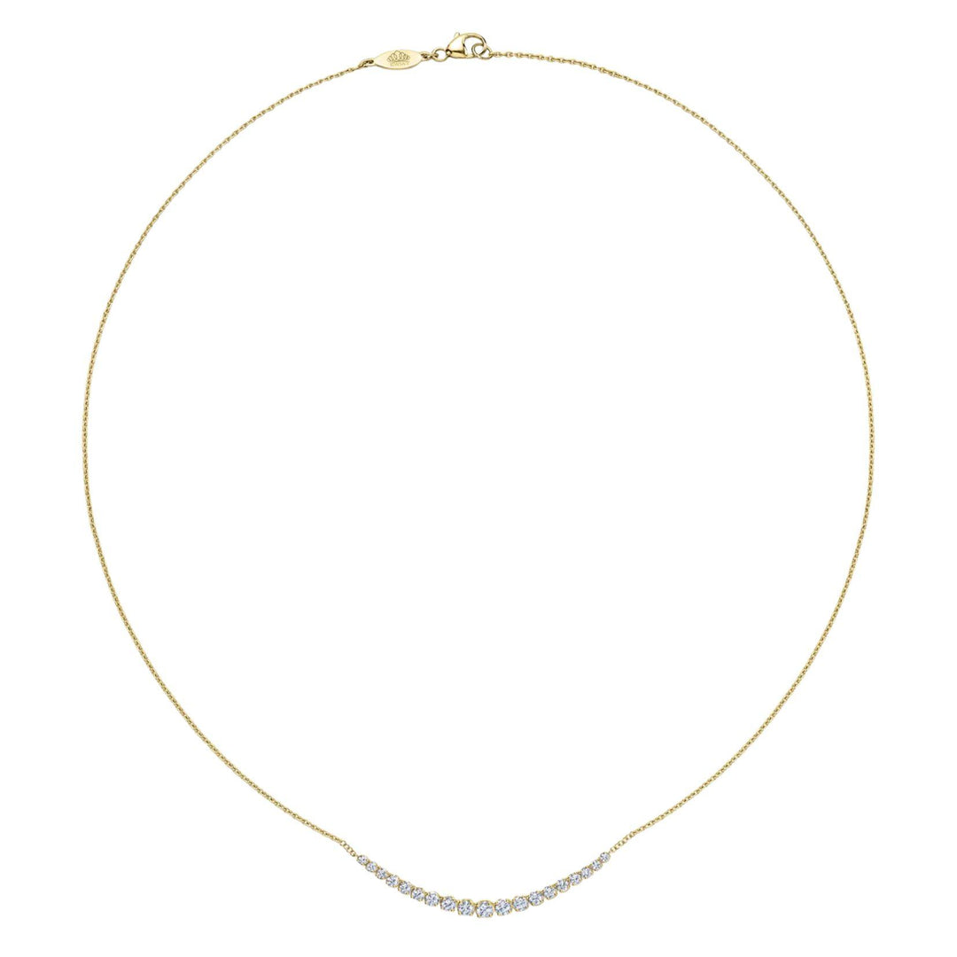 18K Gold Riviera Diamond Necklace