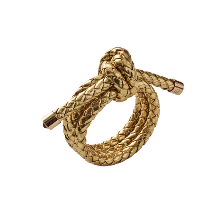 Rope Knot Napkin Ring - Gold