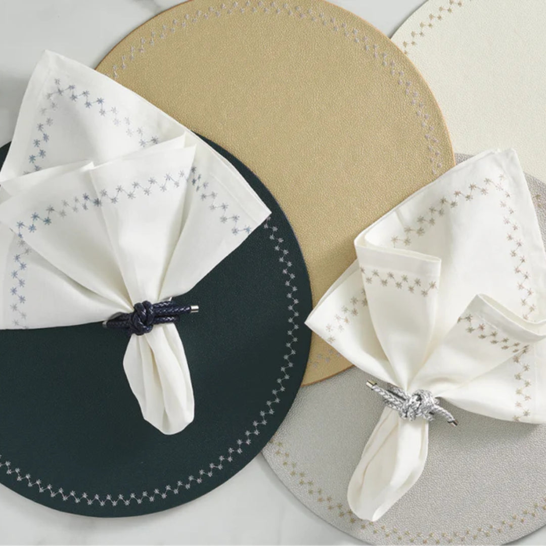 Rope Knot Napkin Ring - Silver