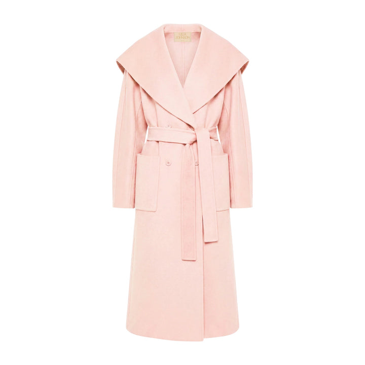 Rory Wool Coat in Powder
