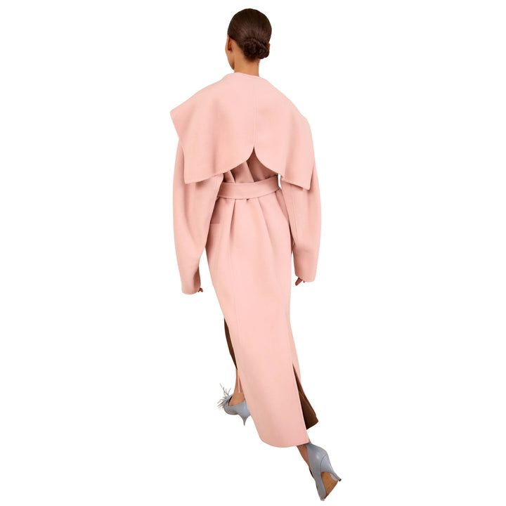 Rory Wool Coat in Powder