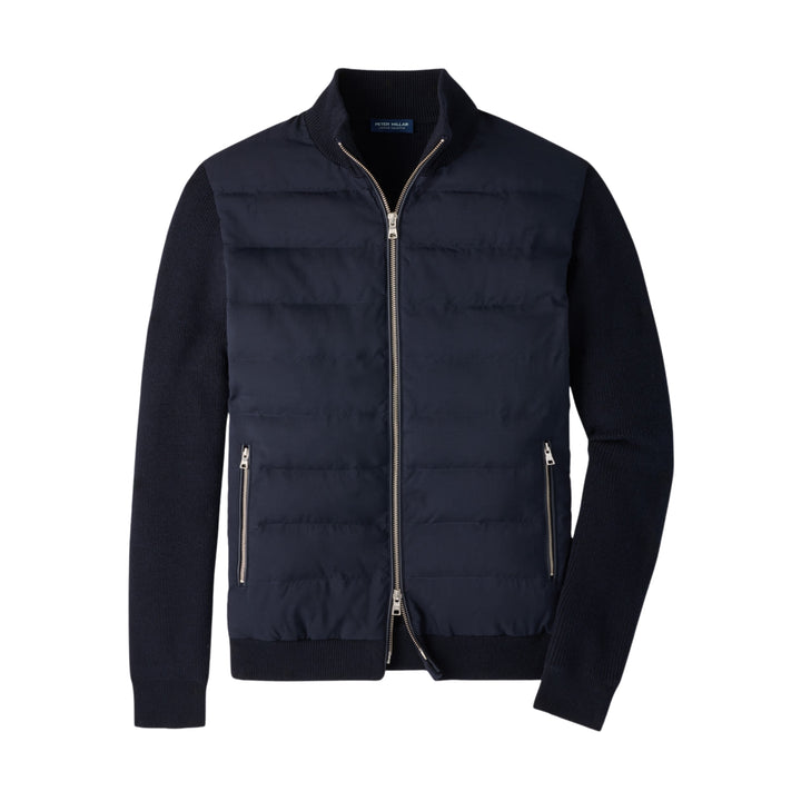 Roundhill Full-Zip Sweater in Navy