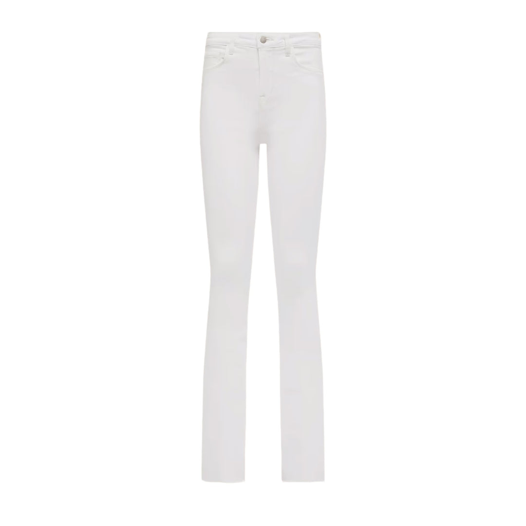 Ruth High Rise Straight Jean in Blanc
