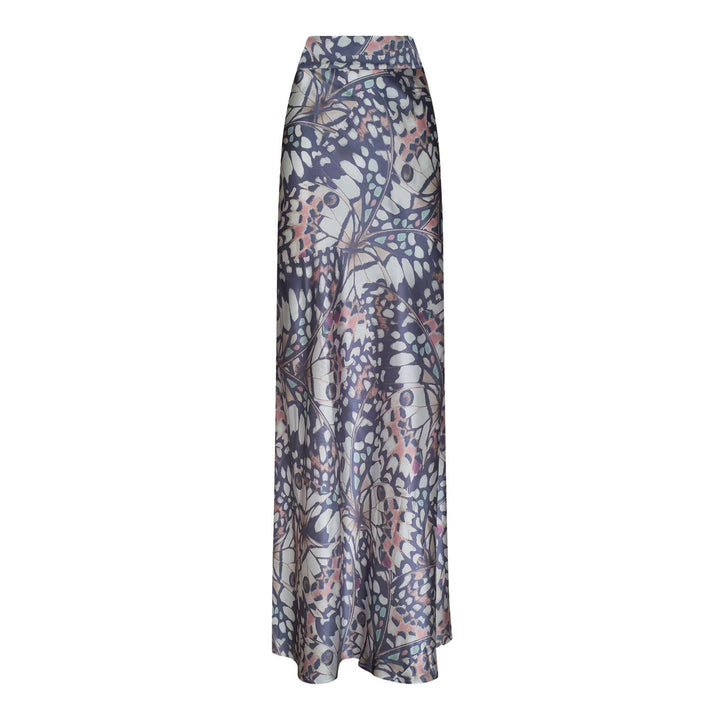 Ryker Butterfly Silk Maxi Skirt