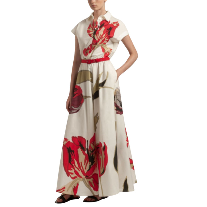 Elodie 105 Gown in Tulips