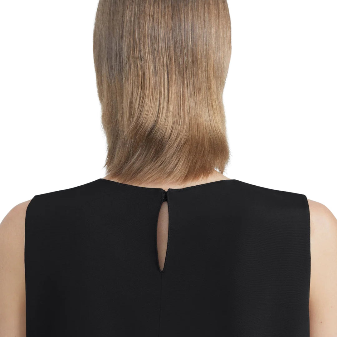 SLEEVELESS ADELA BLOUSE, Black