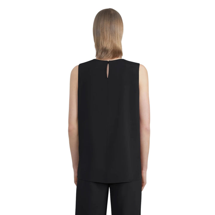 SLEEVELESS ADELA BLOUSE, Black
