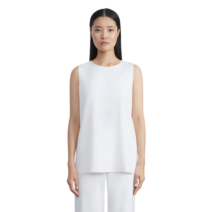 SLEEVELESS ADELA BLOUSE, Cloud