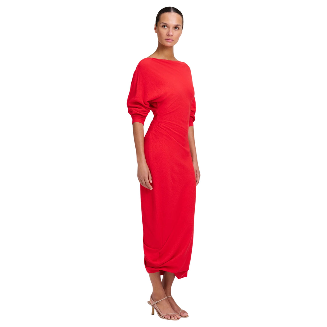 Sandra Dress in Really Red