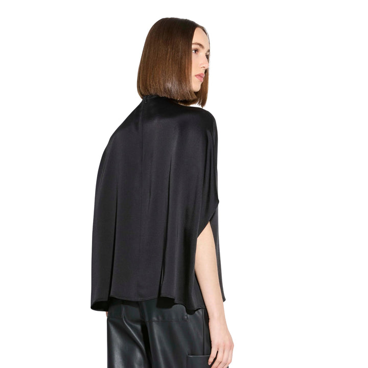 Satin Cape Tee
