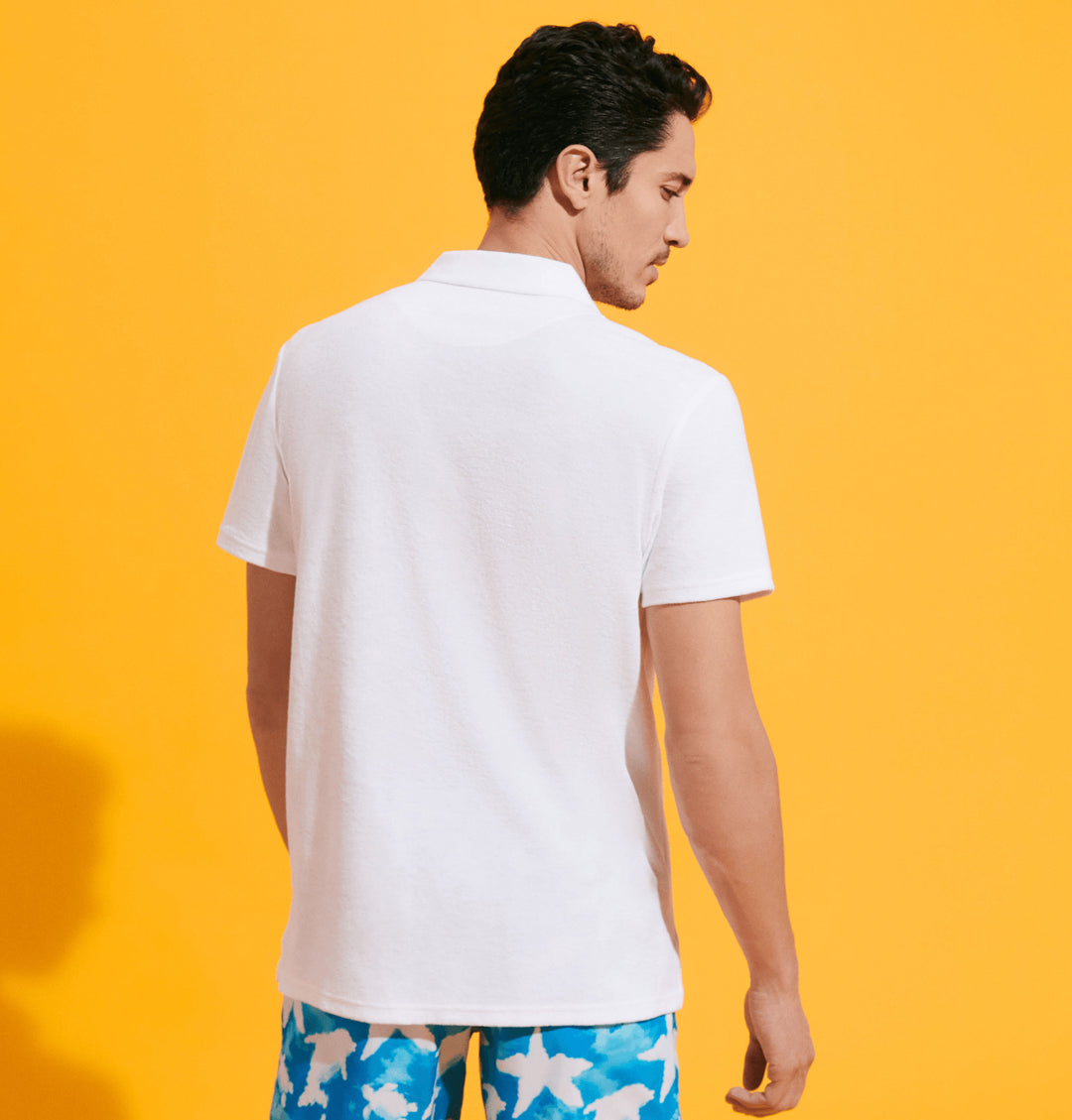 Terry Polo in White