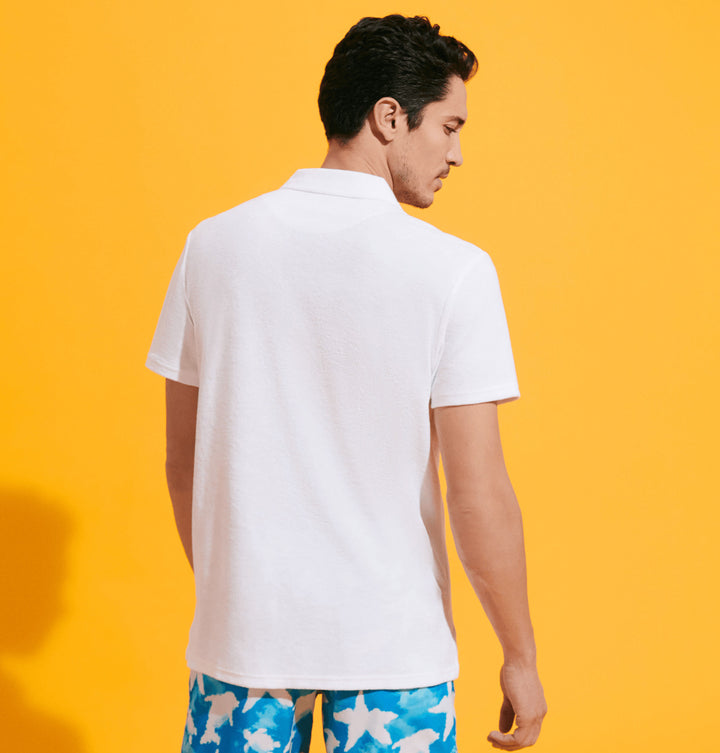 Terry Polo in White