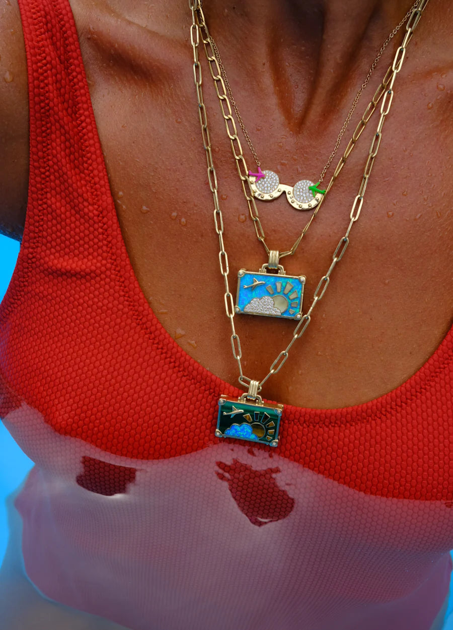 Beach Escape 14k Suitcase