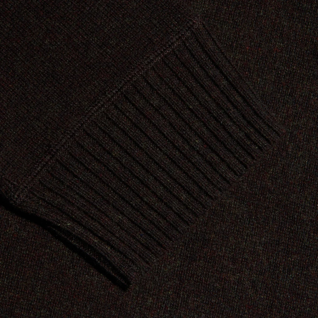 Selwyn Oversized Turtleneck in Chocolate