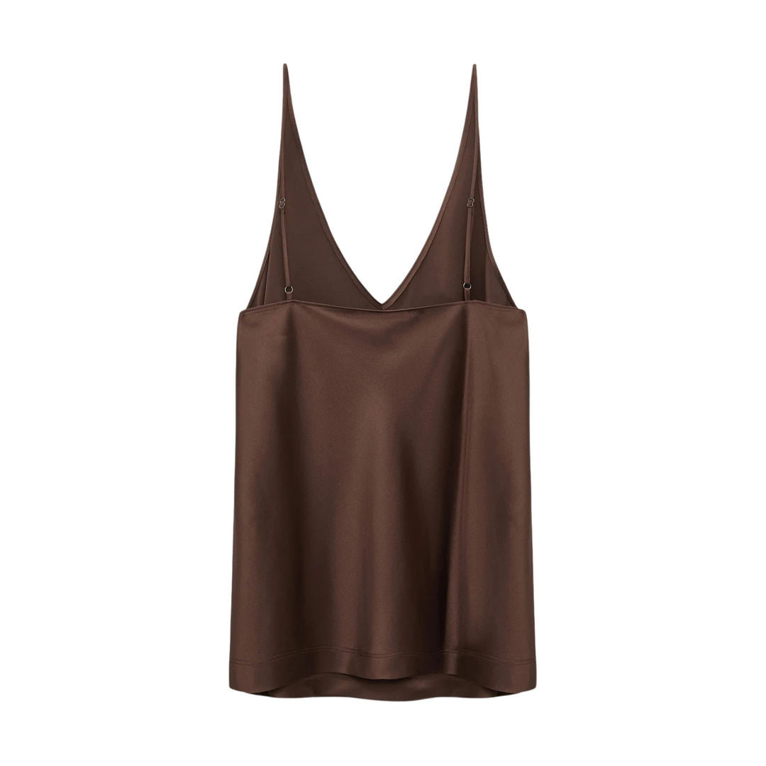 Sense Of Shine Tank in chocolate