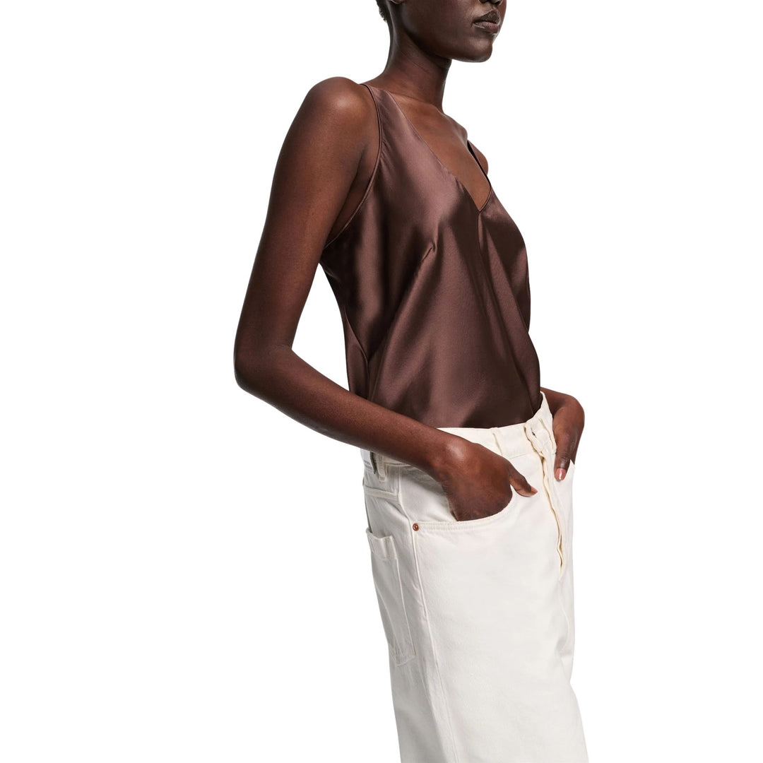 Sense Of Shine Tank in chocolate