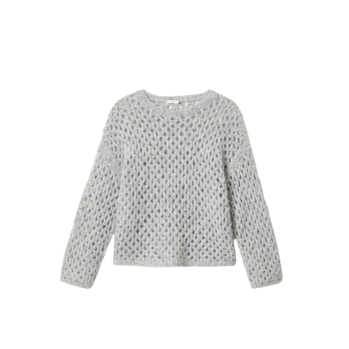 Sequin Hand Knit Sweater