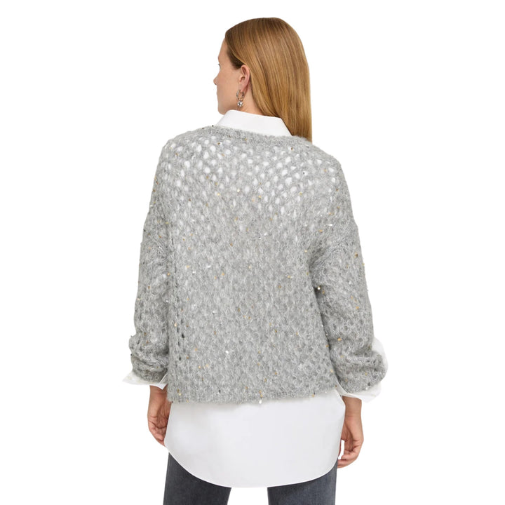Sequin Hand Knit Sweater