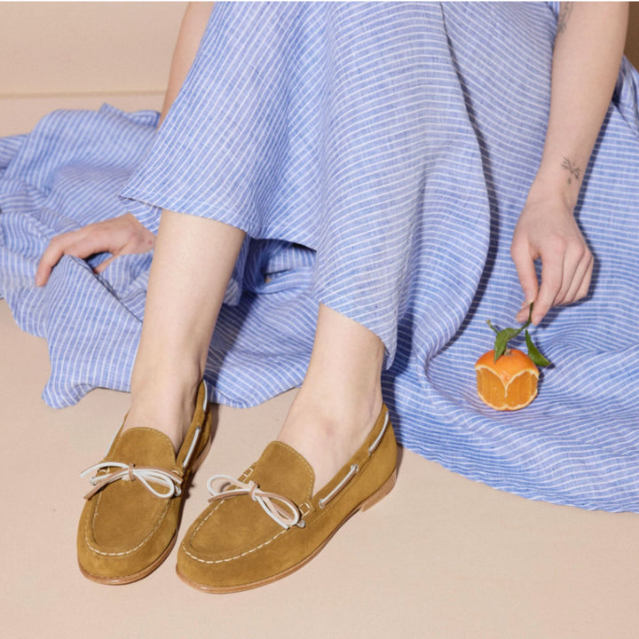 MORGAN BOAT SHOE Bog Suede