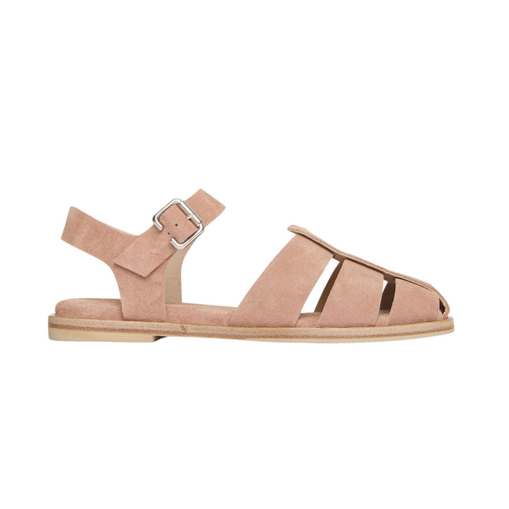 SERA FISHERMAN SANDAL Blush Suede
