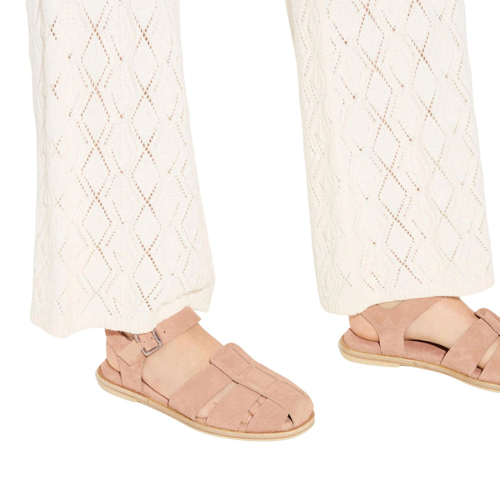 SERA FISHERMAN SANDAL Blush Suede