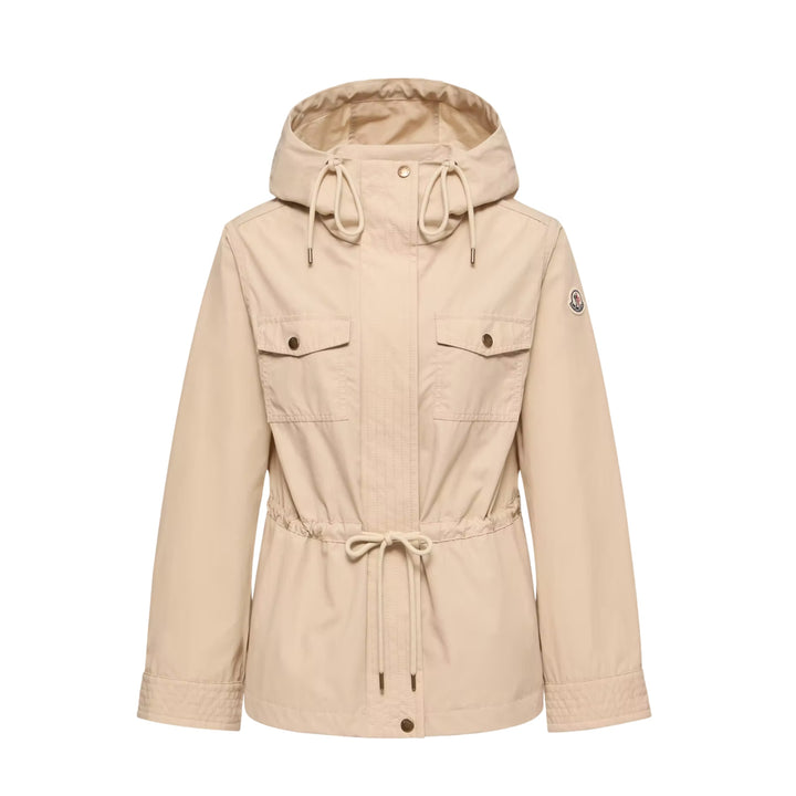 Serin Short Parka in Beige