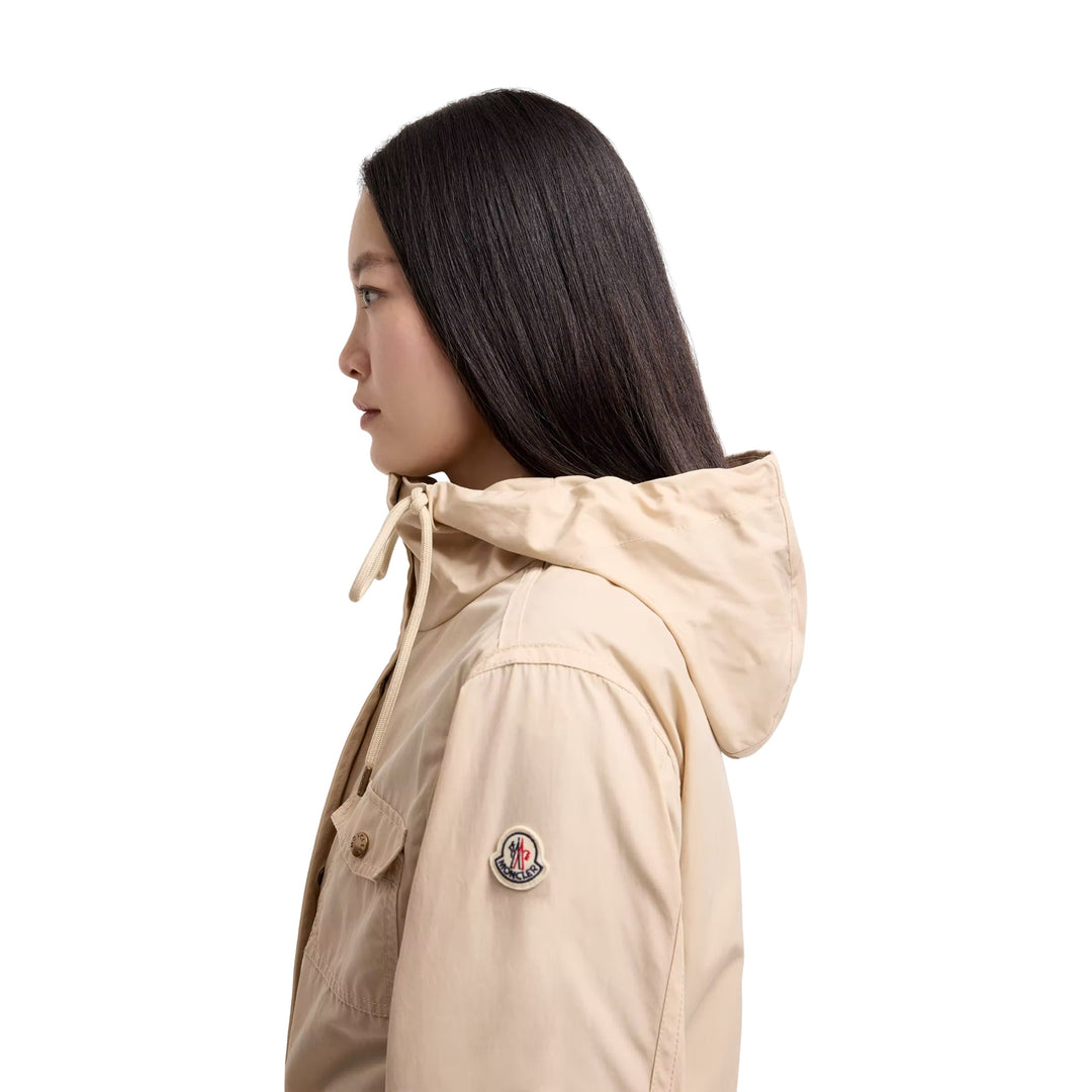 Serin Short Parka in Beige