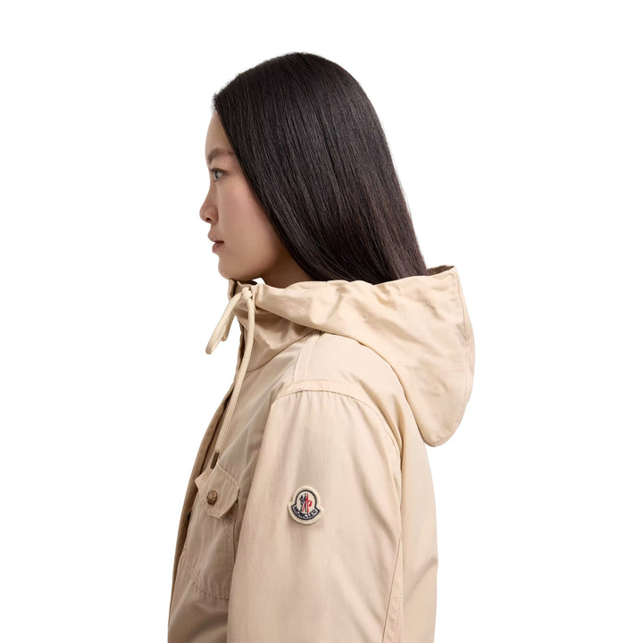 Serin Short Parka in Beige
