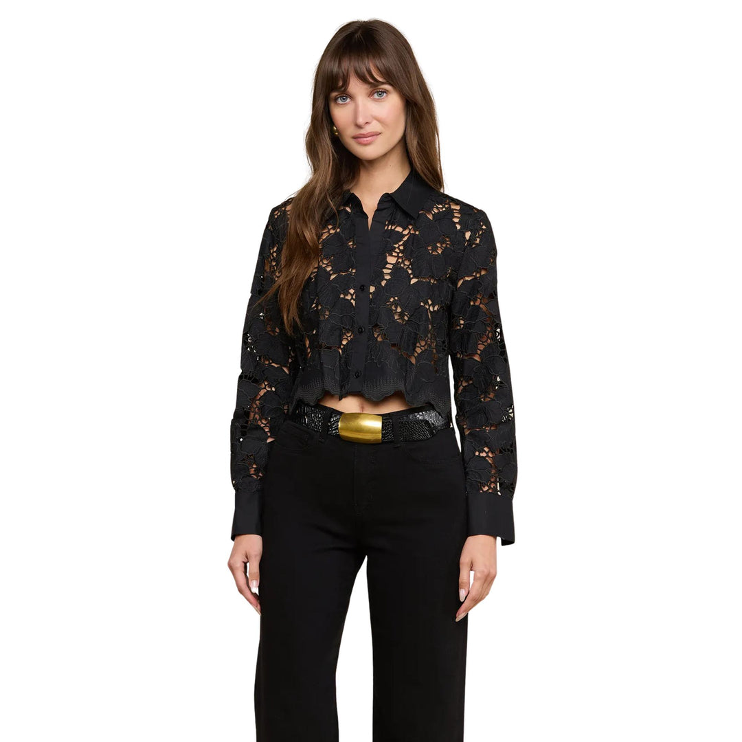 Seychelle Cropped Buttondown