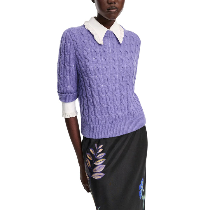 Sheer Softness Pullover in Hyacinth