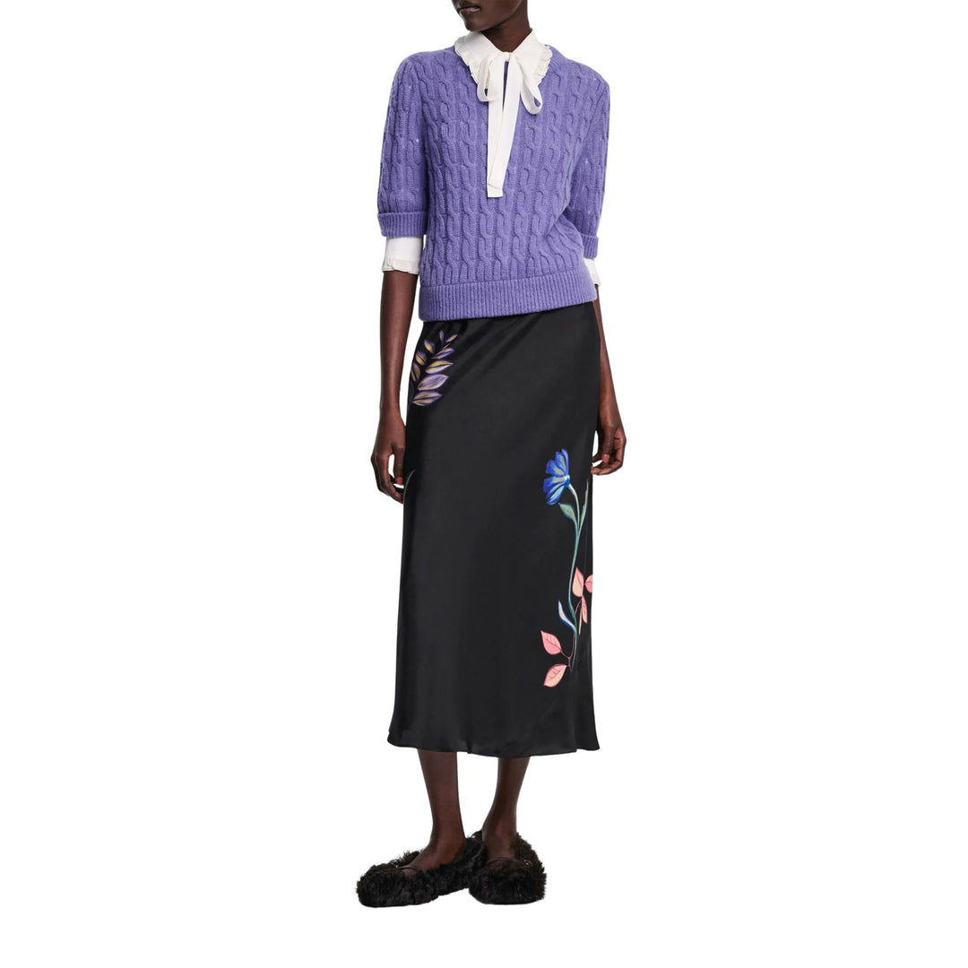 Sheer Softness Pullover in Hyacinth