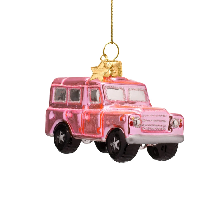 Shiny Bubblegum Pink SUV Ornament