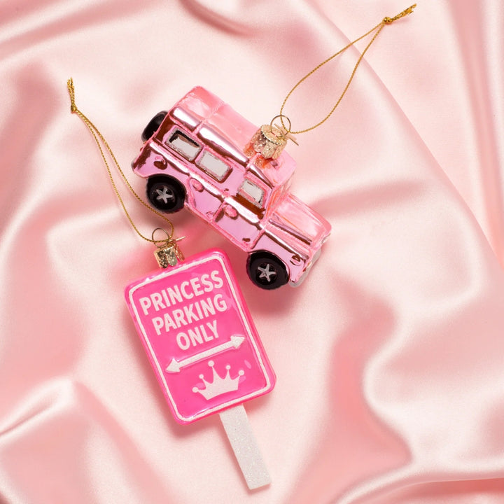Shiny Bubblegum Pink SUV Ornament