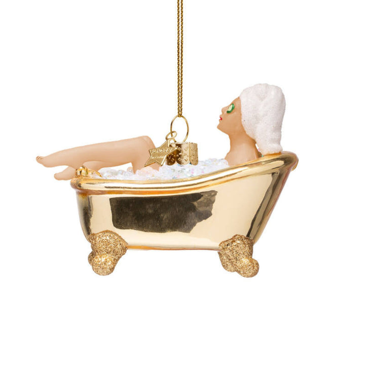 Shiny Gold Bath Ornament